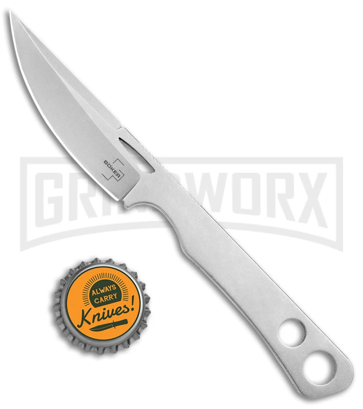 Boker Plus Gekai Satin D2 Fixed Blade Knife - Satin Plain 02BO071 5 Boker Plus Gekai Satin D2 Fixed Blade Knife - Satin Plain 02BO071 - Image 5