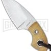 Boker Plus Gnome Olive Fixed Blade Knife - Satin Plain