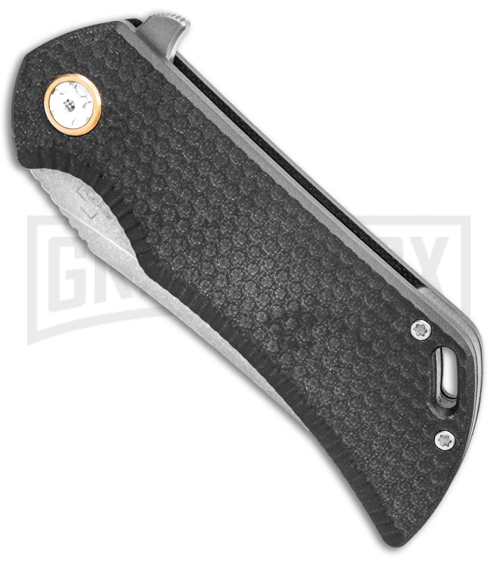 Boker Golem Liner Lock Knife Black G-10 - Stonewash Plain 2 Boker Golem Liner Lock Knife Black G-10 - Stonewash Plain - Image 2