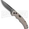 Boker Plus Intention II Automatic Folding Knife Coyote Tan - Black SW Drop Point