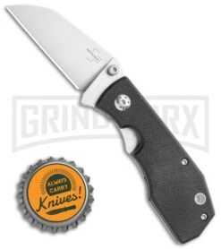 Boker Plus Joule Frame Lock Knife Black G-10 - Satin Plain -OTF Knives Shop Boker Plus Joule Frame Lock Knife 2.4 Black G 10 Stainless Steel 01BO316 BHQ 118386 LS Bottlecap large