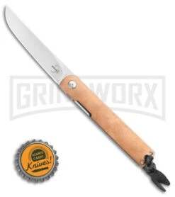 Boker Plus Kansei Nori Copper Liner Lock Knife (Satin Plain) -OTF Knives Shop Boker Plus Kansei Nori Liner Lock Knife Copper 3.125 Satin BHQ 99627 LS Bottlecap large