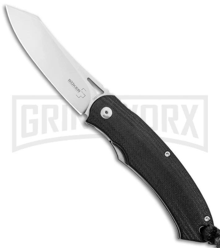 Boker Plus Kansei Takara Black G-10 Liner Lock Knife - Satin Plain 1 Boker Plus Kansei Takara Black G-10 Liner Lock Knife - Satin Plain