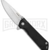 Boker Plus Kihon Black G-10 Folding Knife - Satin Plain