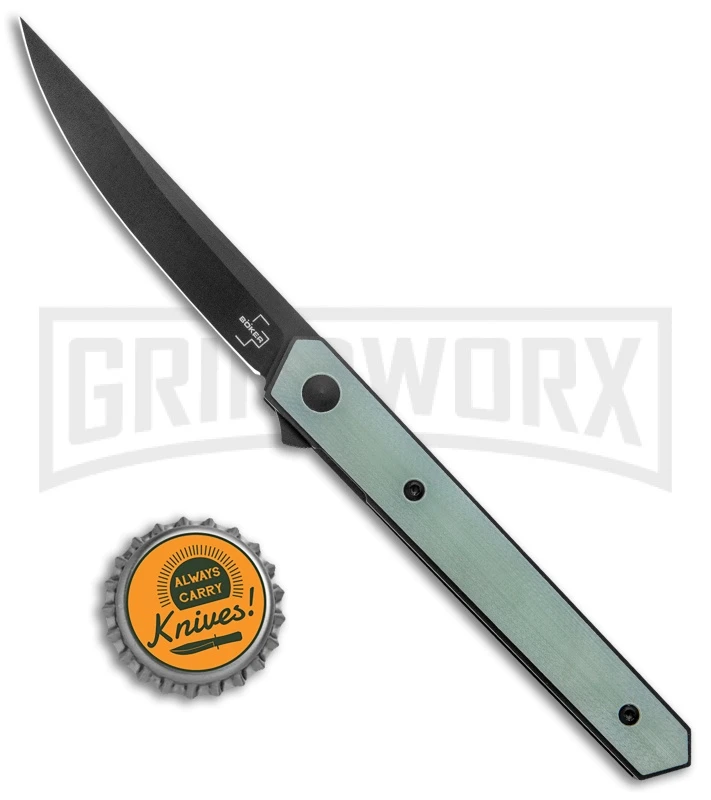 Boker Plus Kwaiken Air Mini Jade G-10 Liner Lock Knife (3" Black Plain) 4 Boker Plus Kwaiken Air Mini Jade G-10 Liner Lock Knife (3" Black Plain) - Image 4