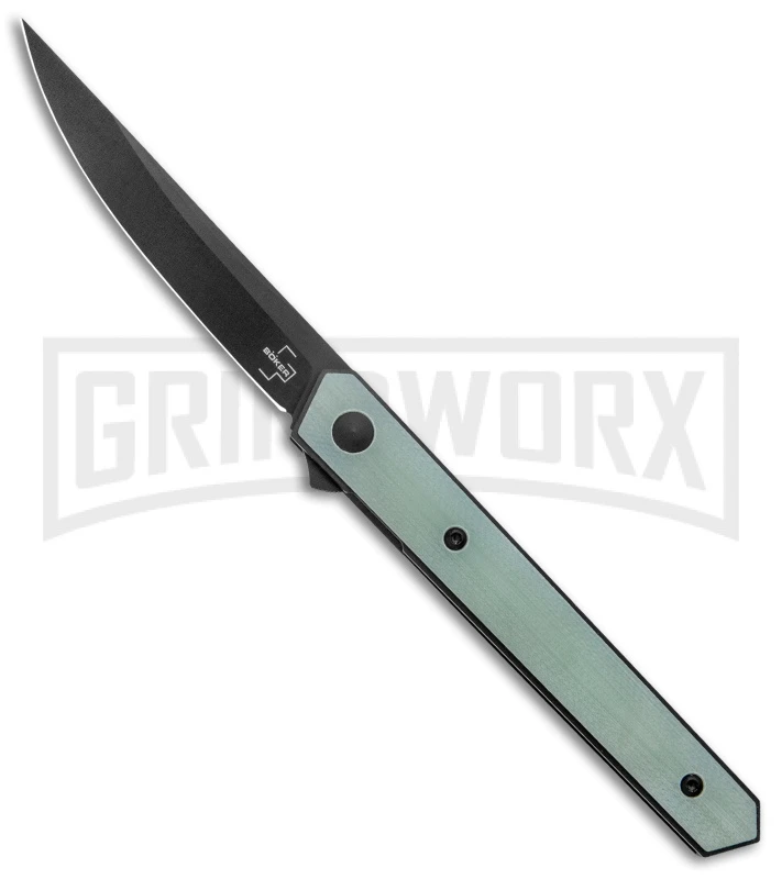 Boker Plus Kwaiken Air Mini Jade G-10 Liner Lock Knife (3" Black Plain) 1 Boker Plus Kwaiken Air Mini Jade G-10 Liner Lock Knife (3" Black Plain)