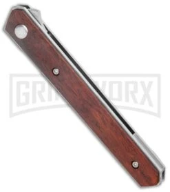 Boker Plus Kwaiken Air Mini Brown Cocobolo Liner Lock Knife (3" VG-10) -OTF Knives Shop Boker Plus Kwaiken Air Mini LL Brown Cocobolo 01BO325 BHQ 131466 jr spine large