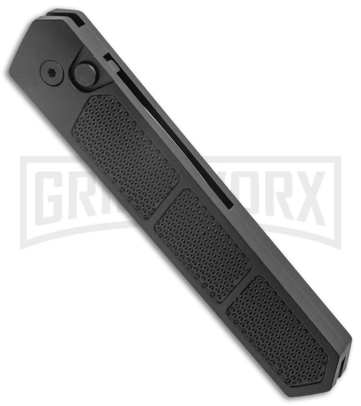 Boker Plus Kwaiken Grip Automatic Knife - D2 Black Plain 2 Boker Plus Kwaiken Grip Automatic Knife - D2 Black Plain - Image 2