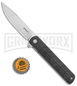 Boker Plus Legion Black G-10 Liner Lock Knife - Stonewash Plain -OTF Knives Shop Boker Plus Legion LL Black G 10 SW 01BO242 BHQ 111188 jr bottlecap large