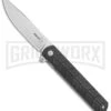 Boker Plus Legion Black G-10 Liner Lock Knife - Stonewash Plain