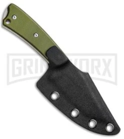 Boker Plus OD Green G-10 Piranha Fixed Blade Knife - Stonewash Plain 5 Boker Plus OD Green G-10 Piranha Fixed Blade Knife - Stonewash Plain -OTF Knives Shop Boker Plus Piranha OD Green SW 02BO005 BHQ 49517 jr sheath large