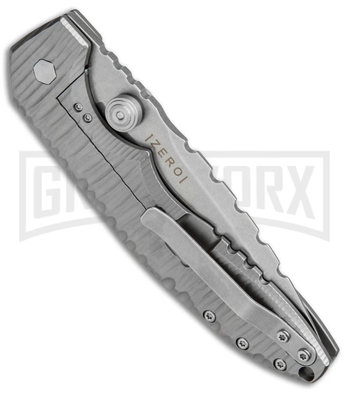 Boker Plus Sulaco Titanium Folding Knife - Stonewash Plain 3 Boker Plus Sulaco Titanium Folding Knife - Stonewash Plain - Image 3