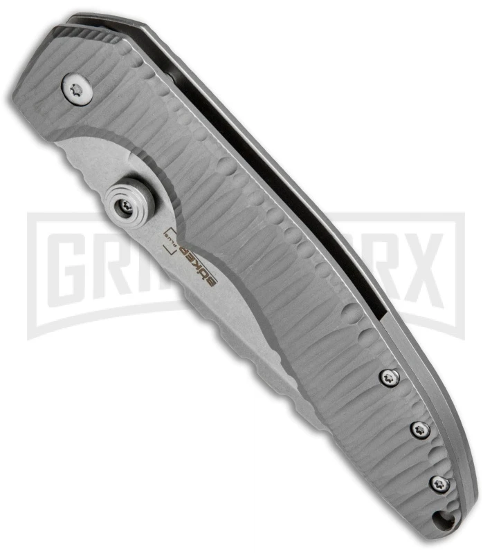 Boker Plus Sulaco Titanium Folding Knife - Stonewash Plain 2 Boker Plus Sulaco Titanium Folding Knife - Stonewash Plain - Image 2
