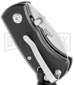 Boker Plus Rockhopper Folding Knife G-10 - Black -OTF Knives Shop Boker Plus Rockhopper LL Black G 10 01BO317 BHQ 118387 jr side large