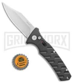 Boker Plus Strike Automatic Knife - Bowie Stonewash Plain 9 Boker Plus Strike Automatic Knife - Bowie Stonewash Plain -OTF Knives Shop Boker Plus Strike Bowie Auto Black SW 01BO429NSOI BHQ 97034 jr bottlecap large