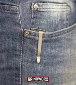 Boker Plus Strike Coyote Brown Automatic Knife - D2 Drop Point Black SW -OTF Knives Shop Boker Plus Strike Drop Point Automatic Knife Stonewash 01BO400N BHQ 32040 kp in pocket web large 1