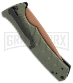 Boker Plus Strike Desert Warrior OD Green Automatic Knife - Tanto Copper Plain 10 Boker Plus Strike Desert Warrior OD Green Automatic Knife - Tanto Copper Plain -OTF Knives Shop Boker Plus Strike Tanto Desert Warrior OD Green copper BHQ 68520 er side jr large