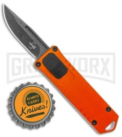 Boker Plus USB OTF Black Automatic Knife Aluminum - Orange SW Plain 7 Boker Plus USB OTF Black Automatic Knife Aluminum - Orange SW Plain -OTF Knives Shop Boker Plus USB OTF Auto Orange Aluminum Black SW BHQ 125997 jr bottlecap large