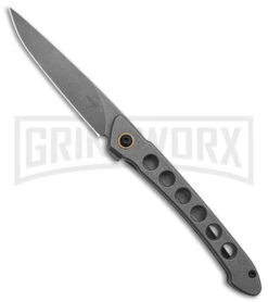 Boker Plus Urban Spillo 42 Slip Joint Black Knife - Black Stonewash Plain