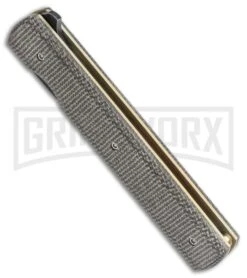 Boker Plus Urban Trapper Green Micarta Liner Lock Knife ( Black Plain) -OTF Knives Shop Boker Plus Urban Trapper Knife Liner Green Micarta 3.3 Black 01BO705 BHQ 118391 LS Spnie large