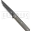 Boker Plus Urban Trapper Green Micarta Liner Lock Knife ( Black Plain)
