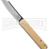 Boker Plus Zensin 42 Brass Slip Joint Knife - Satin Plain