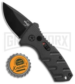 Boker Stubby Strike Black Automatic Knife CA Legal - Black 7 Boker Stubby Strike Black Automatic Knife CA Legal - Black -OTF Knives Shop Boker Stubby Strike CA Legal Auto Black 01BO441NSOI BHQ 99647 jr bottlecap large