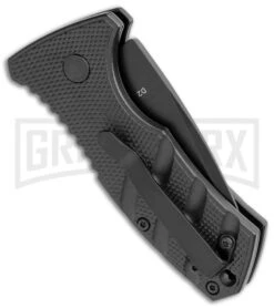 Boker Stubby Strike Black Automatic Knife CA Legal - Black 6 Boker Stubby Strike Black Automatic Knife CA Legal - Black -OTF Knives Shop Boker Stubby Strike CA Legal Auto Black 01BO441NSOI BHQ 99647 jr side large