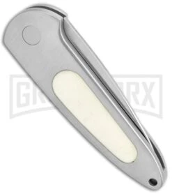 Boker Top Lock II Gray W/Kraton Inserts Manual Knife - 2.75" Satin -OTF Knives Shop Boker Top Lock II Auto Kraton Inserts Satin 117107WB BHQ 34871 jr side large