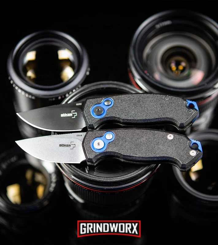 Boker Vox Kompakt CA Legal Automatic Knife - Drop Point Stonewash Plain 5 Boker Vox Kompakt CA Legal Automatic Knife - Drop Point Stonewash Plain - Image 5