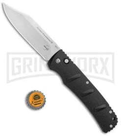 Boker XXL Kalashnikov Automatic Knife - Stonewash Bowie -OTF Knives Shop Boker XXL Kalashnikov Bowie Auto SW BHQ 99625 jr bottlecap large