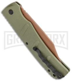 Boker XXL Kalashnikov Automatic Knife - Desert Warrior Bowie -OTF Knives Shop Boker XXL Kalashnikov Bowie Desert Warrior Auto BHQ 99624 jr side large