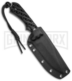 Boker Magnum 02SC110 Sierra Mike Fixed Blade Knife - Satin Plain -OTF Knives Shop Boker magnun Sierra Mike 02SC110 BHQ 35853 dl sheath large
