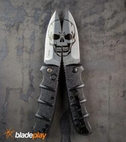 Boker Kalashnikov Skull Black Automatic Knife - D2 Dagger Stonewash Plain -OTF Knives Shop Untitled 1Boker Skull Kalashnikov Dagger Automatic Knife BHQ75532 kp steel web large