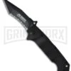 Boker Plus Jim Wagner Reality-Based Tanto Folding Knife - Black Serr