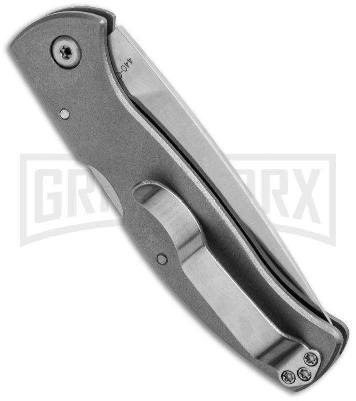 Boker Plus Titan Drop Point 2 Lockback Knife - Satin Plain 2 Boker Plus Titan Drop Point 2 Lockback Knife - Satin Plain - Image 2