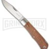 Boker Plus Lockback Bubinga Folding Knife - Satin Plain