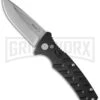 Boker Plus Strike Automatic Knife - Drop Point Stonewash Plain