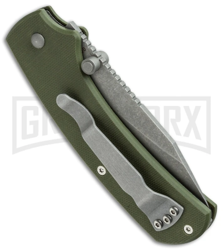 Boker Plus CLB XS Olive Green G-10 Folding Knife - Bead Blast Plain 3 Boker Plus CLB XS Olive Green G-10 Folding Knife - Bead Blast Plain - Image 3