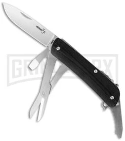 Boker Plus City 3 Tech-Tool Black G-10 Folding Knife - Polish Plain