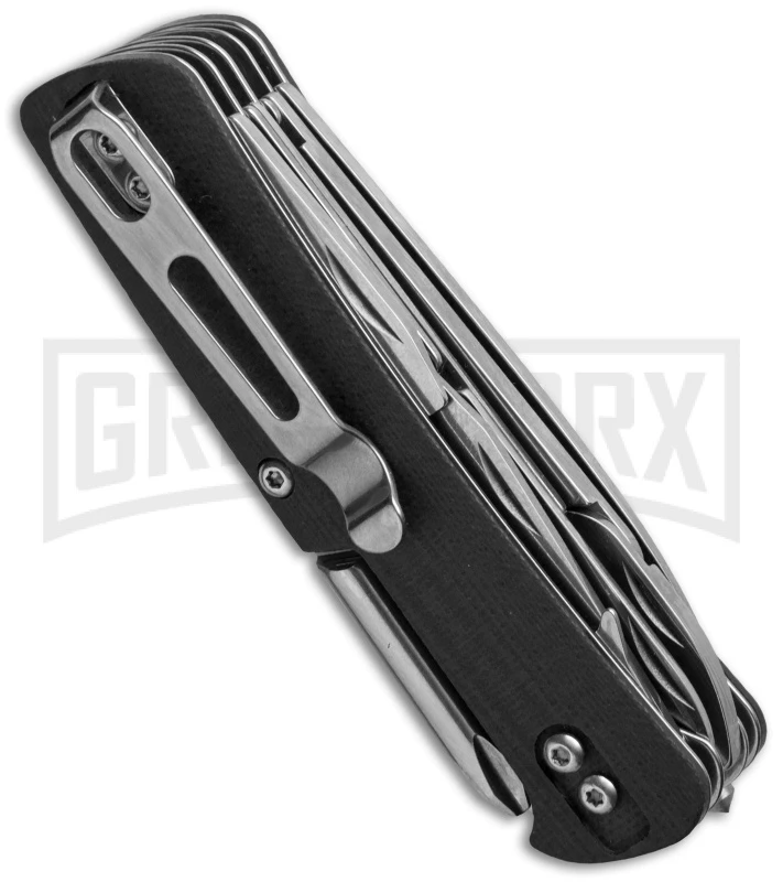 Boker Plus City 5 Tech-Tool Black G-10 Folding Knife - Satin Plain 2 Boker Plus City 5 Tech-Tool Black G-10 Folding Knife - Satin Plain - Image 2