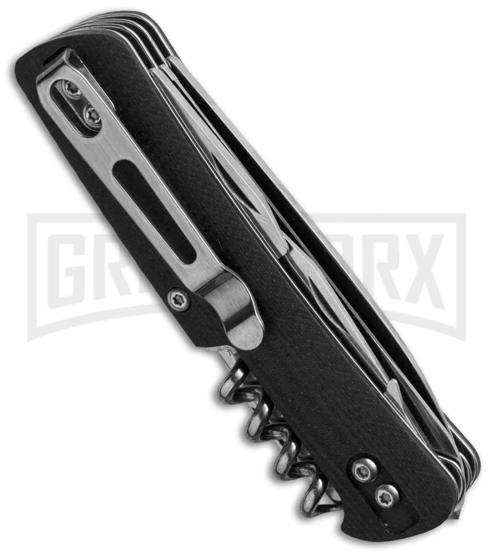 Boker Plus City 6 Tech-Tool Black G-10 Folding Knife - Satin Plain 2 Boker Plus City 6 Tech-Tool Black G-10 Folding Knife - Satin Plain - Image 2