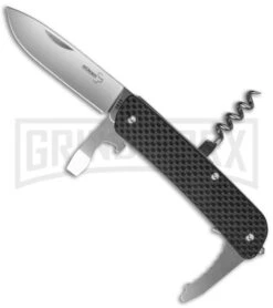 Boker Plus Tech-Tool Carbon Fiber 2 Folding Knife - Polish Plain