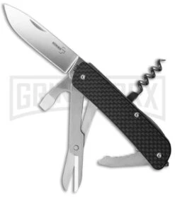 Boker Plus Tech-Tool Carbon Fiber 3 Folding Knife - Polish Plain