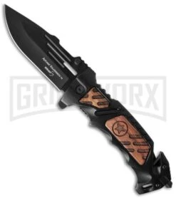 Boker Plus Kalashnikov AK-14 Folding Knife - Black Plain