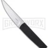 Boker Plus Elegance Kwaito Black Fixed Blade Knife - Satin Plain