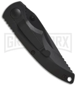 Boker Gemini Tactical Folding Knife - Black Serr 3 Boker Gemini Tactical Folding Knife - Black Serr -OTF Knives Shop boker 110090b back large