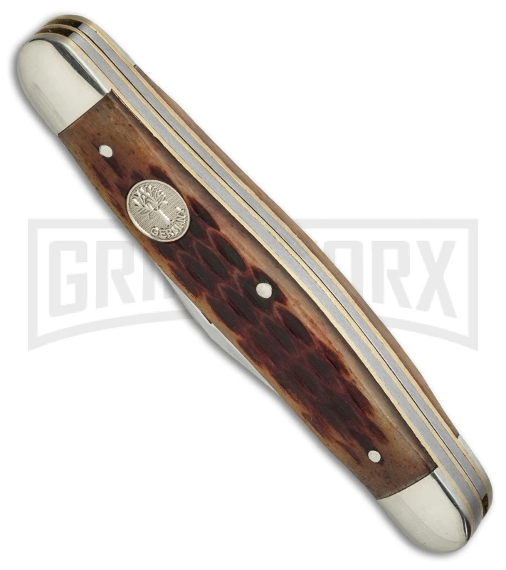 Boker Medium Stockman Jigged Brown Bone Pocket Knife 2 Boker Medium Stockman Jigged Brown Bone Pocket Knife - Image 2