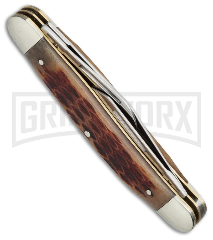 Boker Medium Stockman Jigged Brown Bone Pocket Knife 3 Boker Medium Stockman Jigged Brown Bone Pocket Knife - Image 3