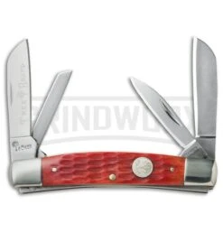 Boker Congress Jigged Red Bone Pocket Knife